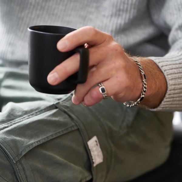 691 ring zilver Heren LINKED Collectie