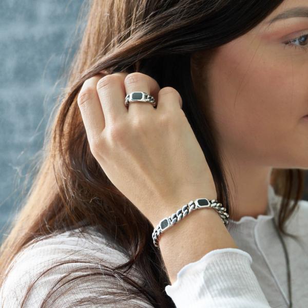 691 ring zilver Dames LINKED Collectie