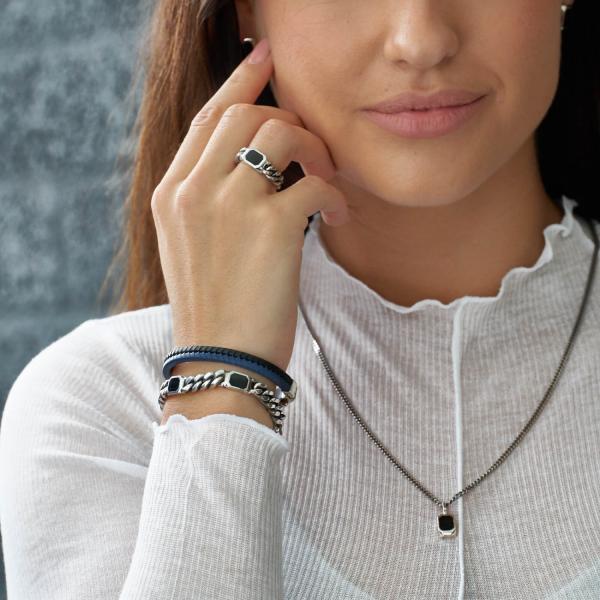 691 ring zilver Dames LINKED Collectie