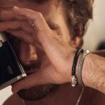 694 armband zilver Heren ROOTS Collectie