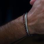 698 armband zilver Heren BOLD Collectie