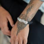741BLK Armband  Zwart Dames WEAVE Collectie