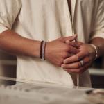 744 armband zilver Heren ROOTS Collectie