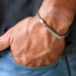 745 armband zilver Heren ZIPP Collectie