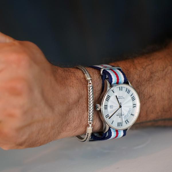 745 armband zilver Heren ZIPP Collectie