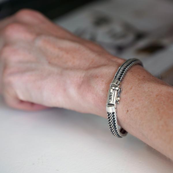 747 armband zilver Dames WEAVE Collectie