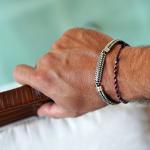747 armband zilver Heren WEAVE Collectie