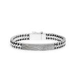 748 plaat armband zilver BOLD Collectie