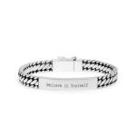 748 plaat armband zilver BOLD Collectie