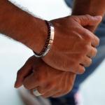748 plaat armband zilver Heren BOLD Collectie