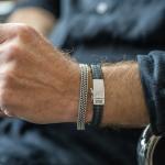 772 armband zilver Heren EIGHTY EIGHT Collectie