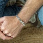 772 armband zilver Heren EIGHTY EIGHT Collectie