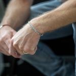 776 armband zilver Heren FOX Collectie