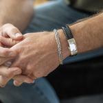 776 armband zilver Heren FOX Collectie