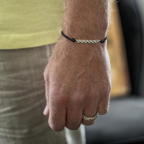 778BLK Paracord armband Heren BREEZE Collectie