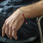 778RED armband paracord Heren BREEZE Collectie