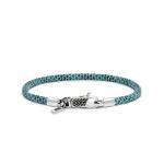 782AZ2 armband zilver & paracord ALPHA Collectie