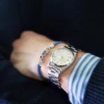 782AZ3 armband zilver & paracord Heren ALPHA Collectie