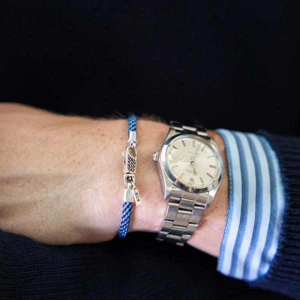 782AZ3 armband zilver & paracord Heren ALPHA Collectie