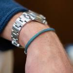 782AZ4 armband zilver & paracord Heren ALPHA Collectie