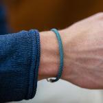 782AZ4 armband zilver & paracord Heren ALPHA Collectie