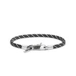 782AZ5 armband zilver & paracord ALPHA Collectie