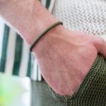 782EM1 armband zilver & paracord Heren ALPHA Collectie