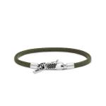 782EM1 armband zilver & paracord ALPHA Collectie