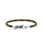 782EM2 armband zilver & paracord ALPHA Collectie