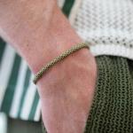 782EM3 armband zilver & paracord Heren ALPHA Collectie