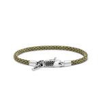782EM3 armband zilver & paracord ALPHA Collectie