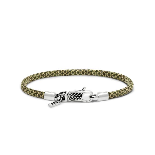 782EM3 armband zilver & paracord