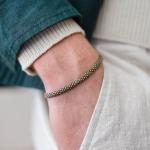 782EM4 armband zilver & paracord Heren ALPHA Collectie