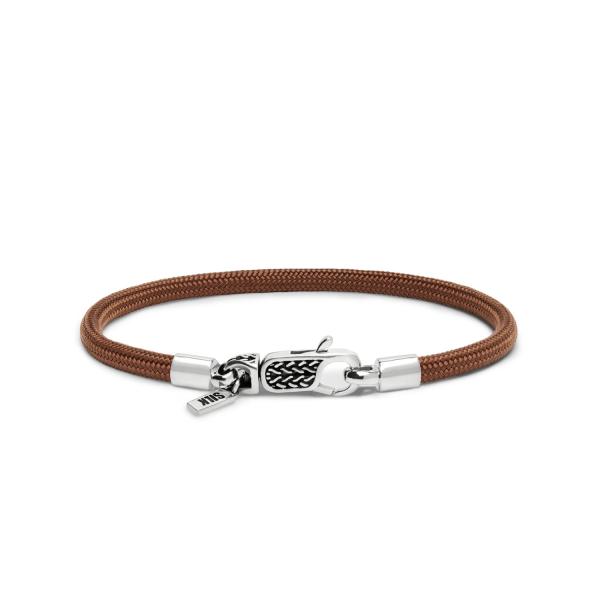 782TE1 armband zilver & paracord ALPHA Collectie
