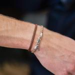 782TE2 armband zilver & paracord Heren ALPHA Collectie