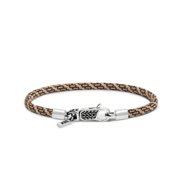 782TE2 armband zilver & paracord ALPHA Collectie