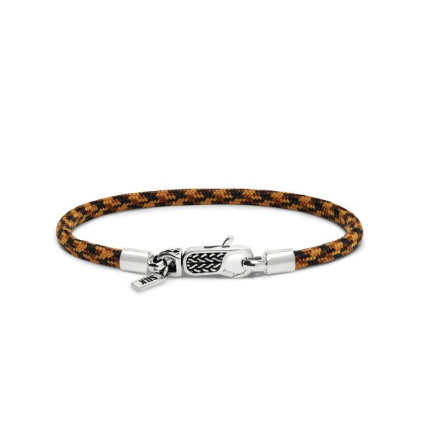 782TE5 armband zilver & paracord ALPHA Collectie