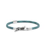 785AZ2 armband zilver & paracord ALPHA Collectie