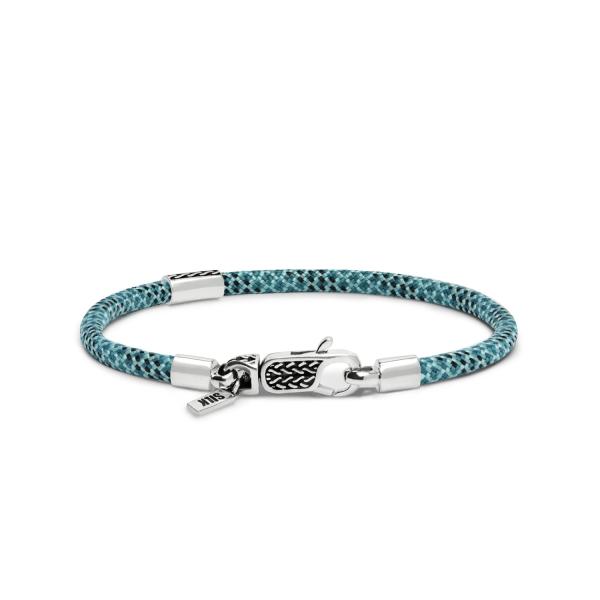 785AZ2 armband zilver & paracord ALPHA Collectie