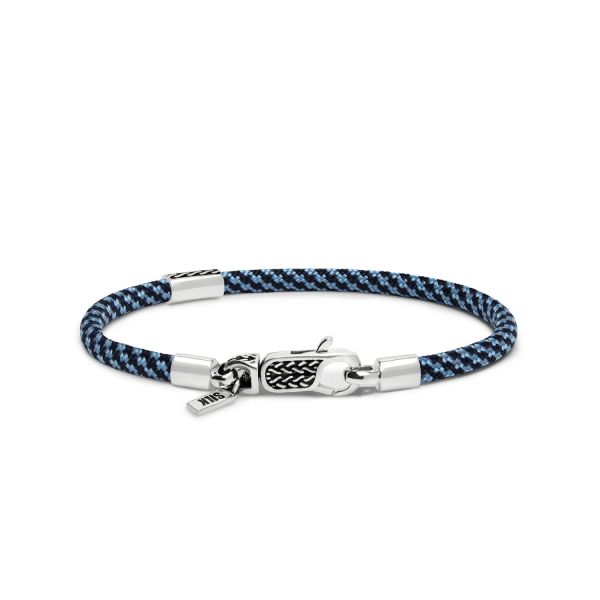 785AZ3 armband zilver & paracord