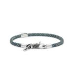 785AZ4 armband zilver & paracord ALPHA Collectie