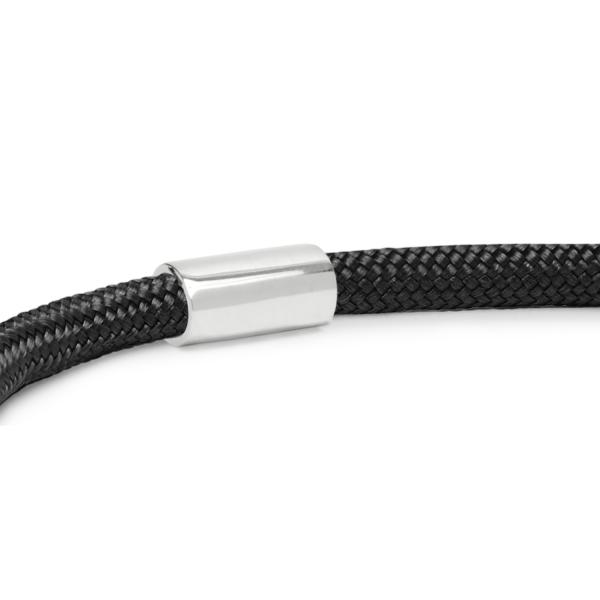 785EM2  armband zilver & paracord ALPHA Collectie