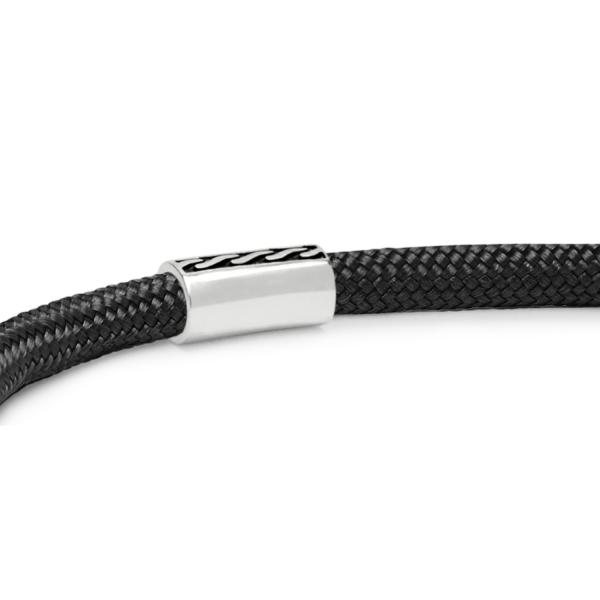 785EM3 armband zilver & paracord ALPHA Collectie