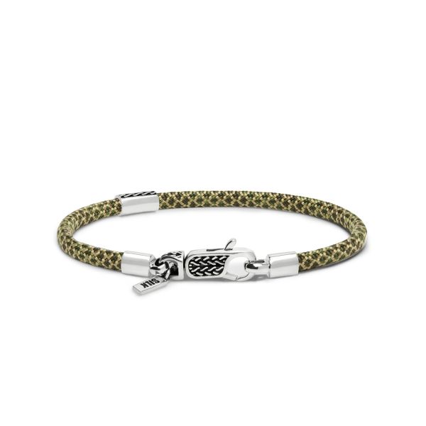 785EM3 armband zilver & paracord