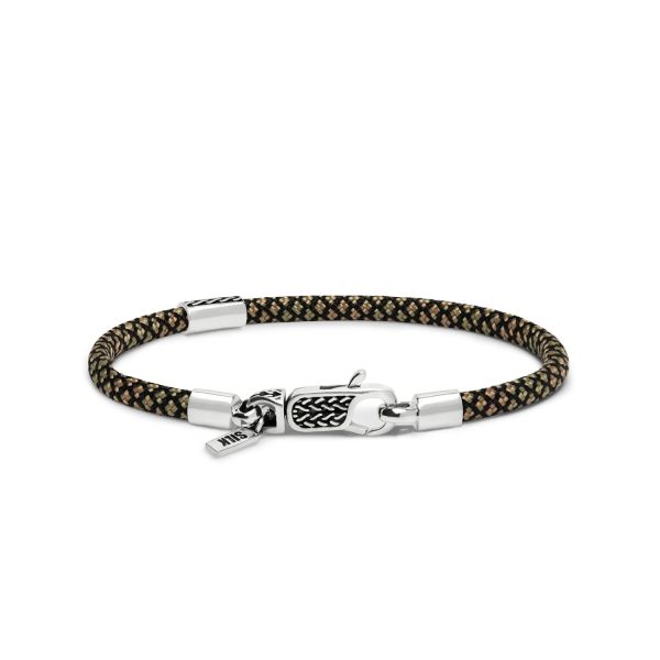 785EM4 armband zilver & paracord