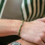 785EM6 armband zilver & paracord Heren ALPHA Collectie