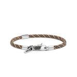 785TE2 armband zilver & paracord ALPHA Collectie