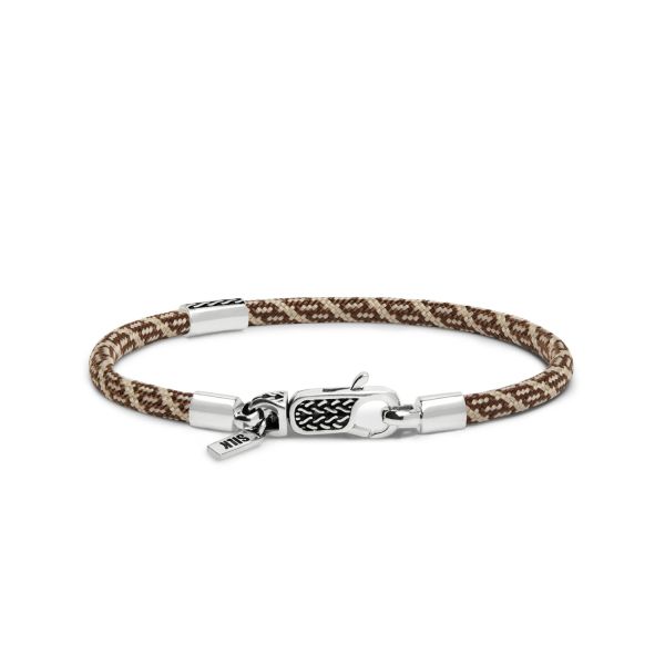 785TE2 armband zilver & paracord