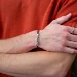 785TE3 armband zilver & paracord Heren ALPHA Collectie