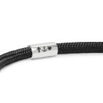 785TE3 armband zilver & paracord ALPHA Collectie